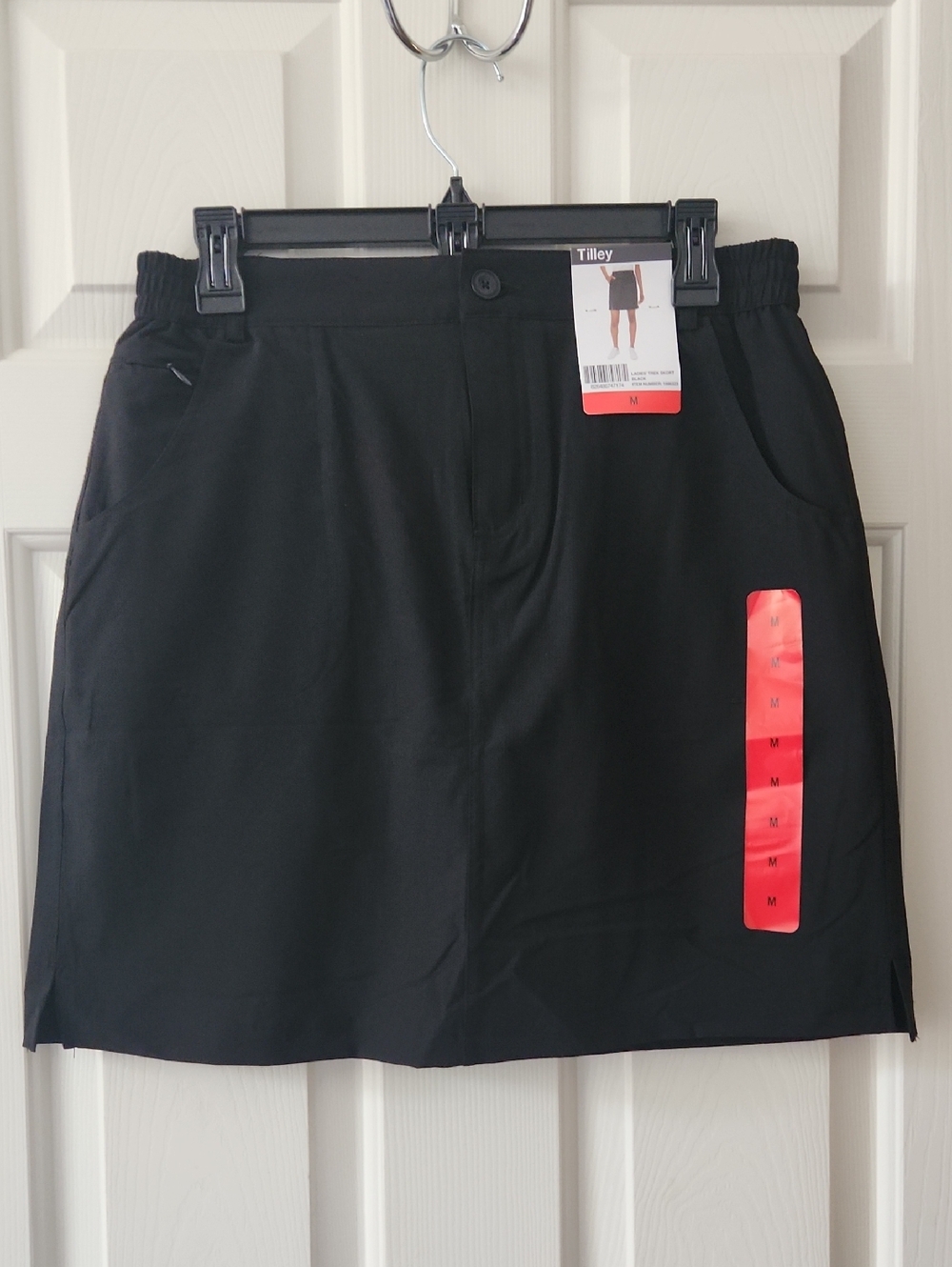 Tilley Black Athletic Skort